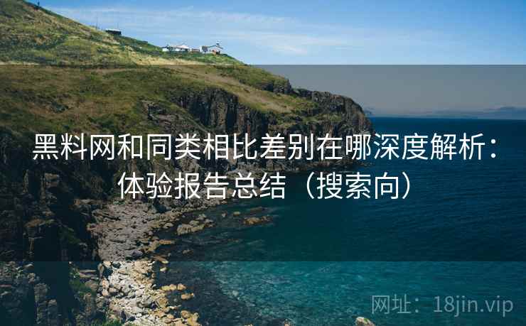 黑料网和同类相比差别在哪深度解析：体验报告总结（搜索向）