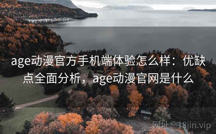 age动漫官方手机端体验怎么样：优缺点全面分析，age动漫官网是什么