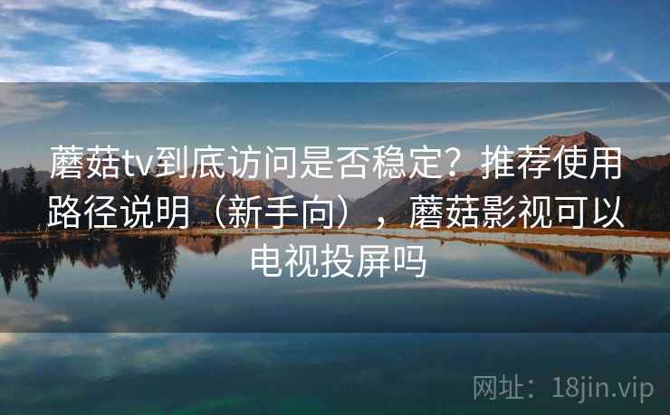 蘑菇tv到底访问是否稳定？推荐使用路径说明（新手向），蘑菇影视可以电视投屏吗