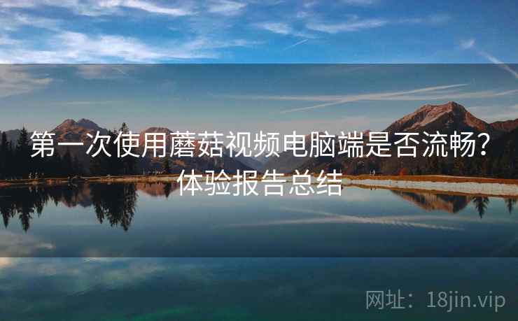 第一次使用蘑菇视频电脑端是否流畅？体验报告总结